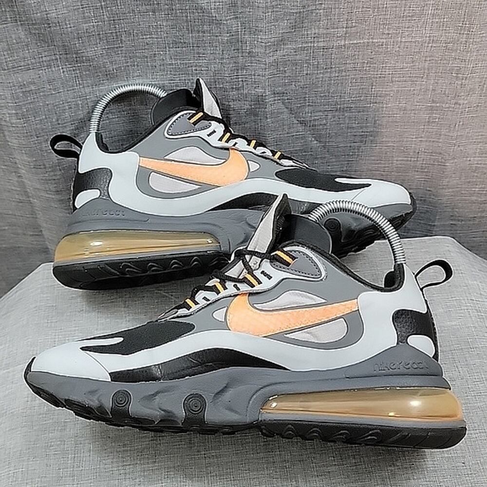Nike Air Max 270 React Winter Total Orange Active Trainers CD2049-006 Men's SZ 8